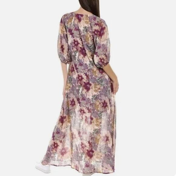 Johnny Was Calme Floral Raglan Lined Dress, Size S New with Tag MSRP $148 - Picture 2 of 7